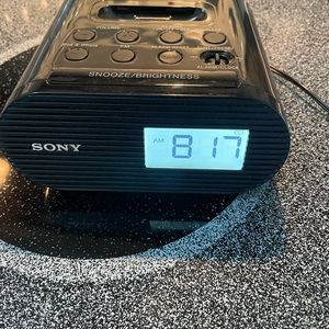 Sony iPod style clock radio